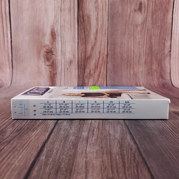 Jobst Medical Compression Stockings Natural 15-20mmHg Large Petite Knee CT - Picture 4 of 13